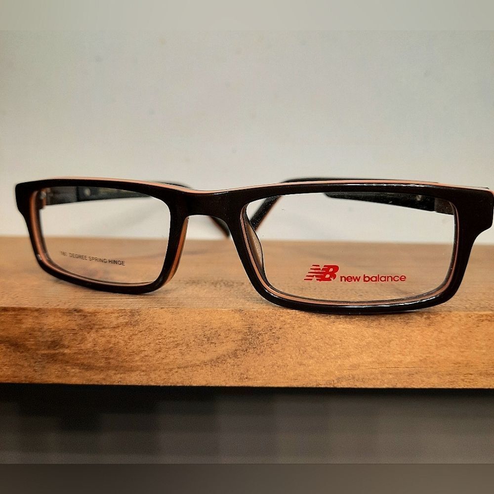 NEW BALANCE kids eyeglass frame, 180 degree spring hinge, 48-16-130, glasses